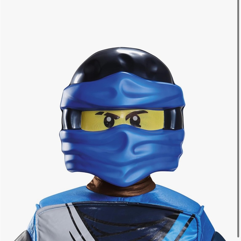 Ninjago Jay Lego Mask Costume Kids NEW
